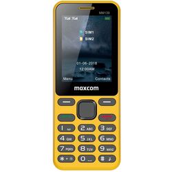 Мобильный телефон Maxcom MM139 Dual (Yellow)