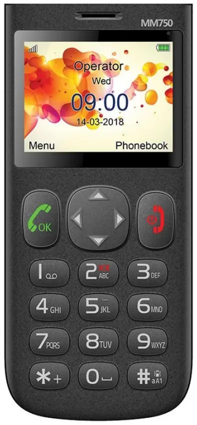 Мобильный телефон Maxcom MM750 (Black)