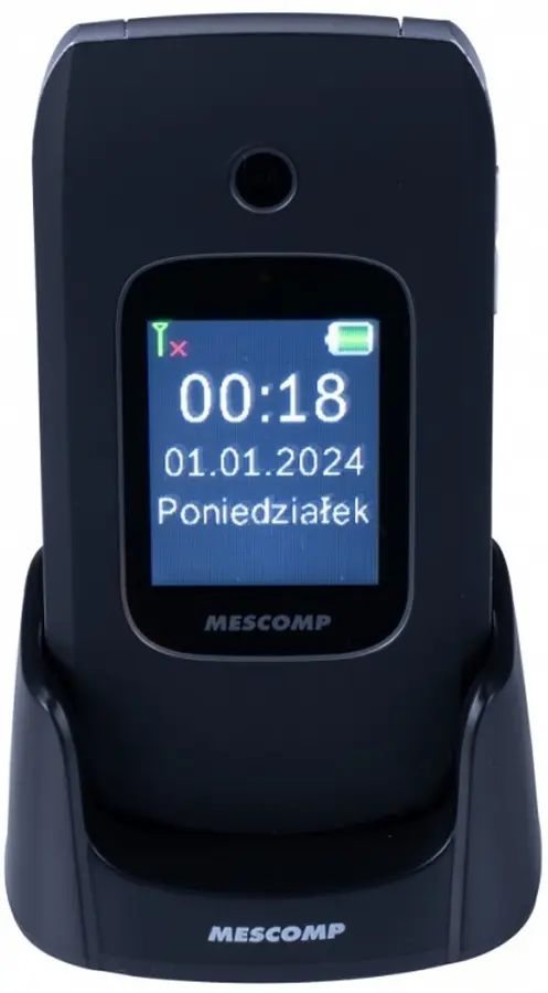 Telefon mobil MesMed Mescomp MT-184 Bruno (Silver/Black)