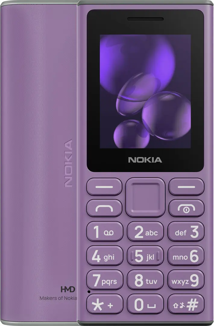 Мобильный телефон Nokia 105 2024 Dual 4MB/4MB (Purple) - 3