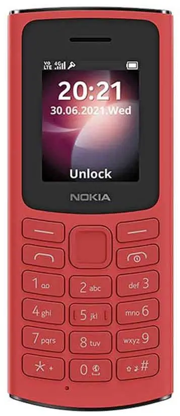 Мобильный телефон Nokia 105 4G DS 48MB/128MB (Red)