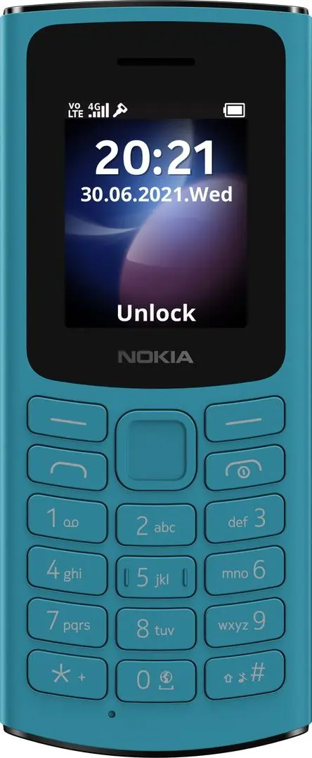 Мобильный телефон Nokia 105 4G Dual 48MB/128MB (Blue)