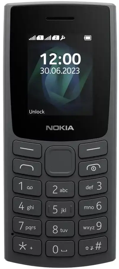 Мобильный телефон Nokia 105 DS 4MB/4MB 2023 (Charcoal)