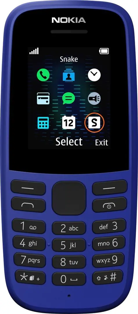 Мобильный телефон Nokia 105 DS (Blue)