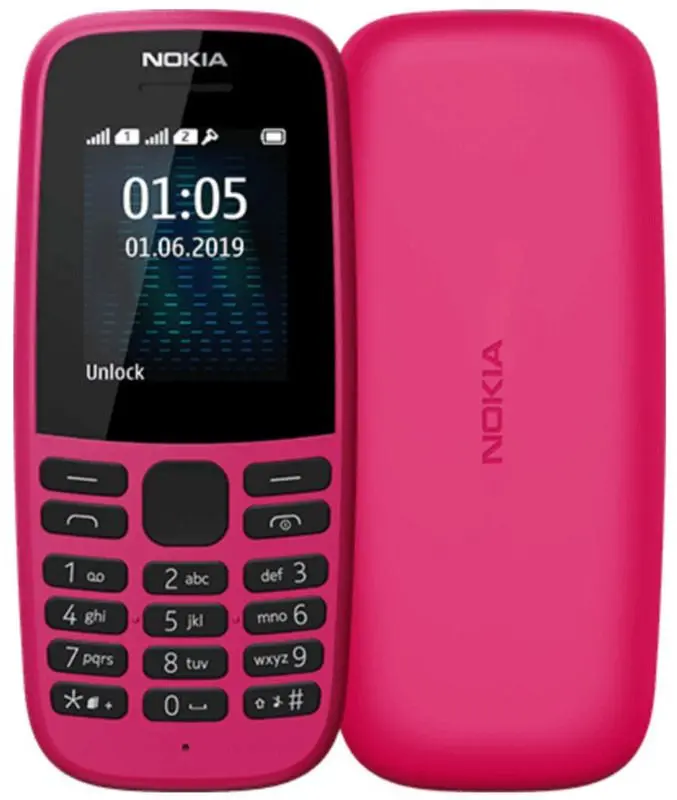 Мобильный телефон Nokia 105 Dual 4MB (Pink) - 3