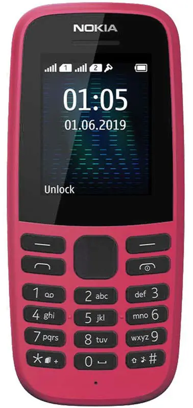 Мобильный телефон Nokia 105 Dual 4MB (Pink)