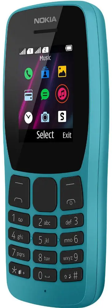 Мобильный телефон Nokia 110 DS 4MB/4MB (Ocean Blue) - 2