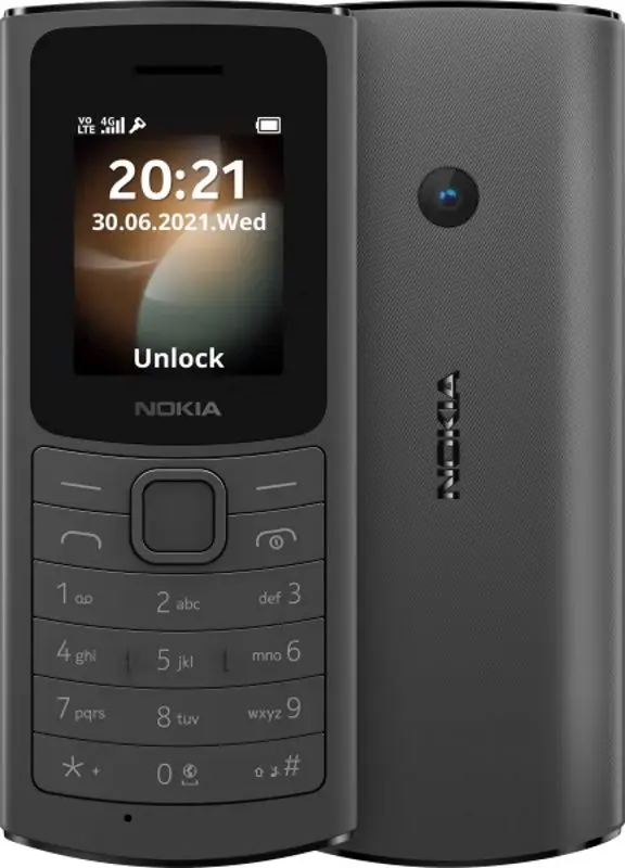 Мобильный телефон Nokia 110 Dual 4G 48MB/128MB (Black) - 3