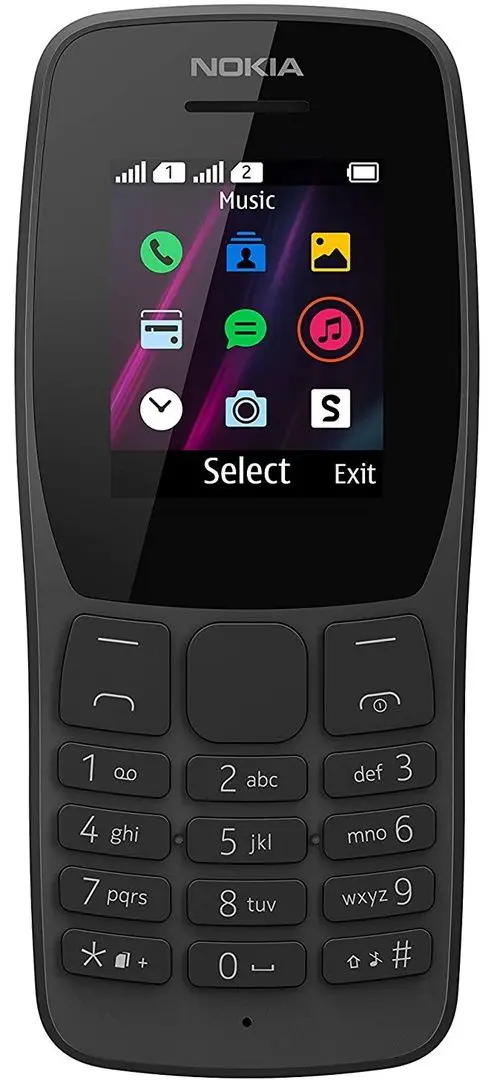 Мобильный телефон Nokia 110 Dual 4MB (Black)