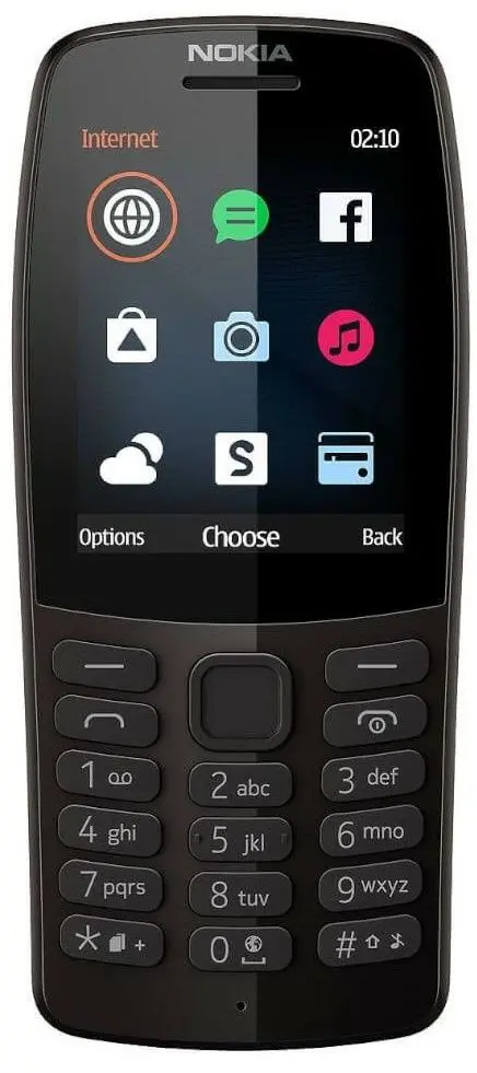 Мобильный телефон Nokia 210 Duos (Charcoal)