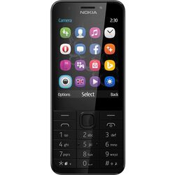 Мобильный телефон Nokia 230 Dual 16MB/32MB (Dark Silver)