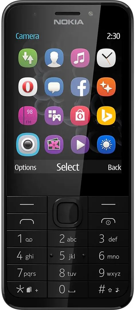 Мобильный телефон Nokia 230 Dual 16MB/32MB (Dark Silver)