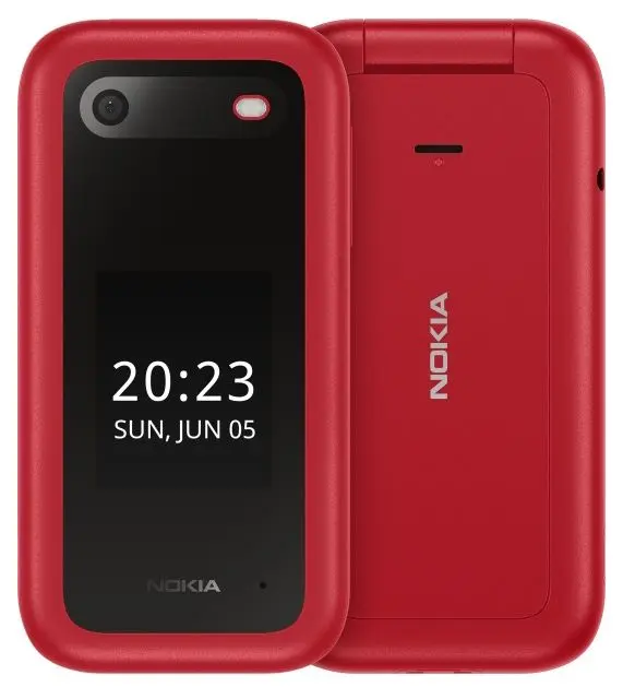 Telefon mobil Nokia 2660 Flip Dual 48MB/128MB (Red) - 3