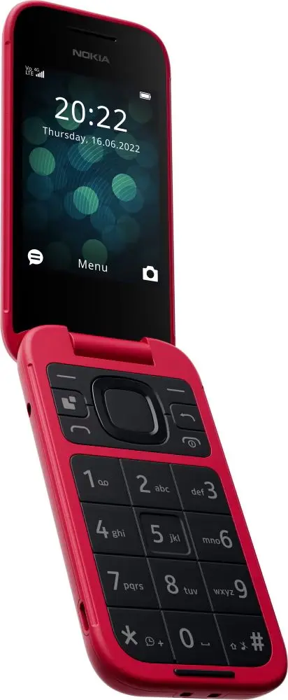 Мобильный телефон Nokia 2660 Flip with Cradle Dual 48MB/128MB (Red/Black) - 3