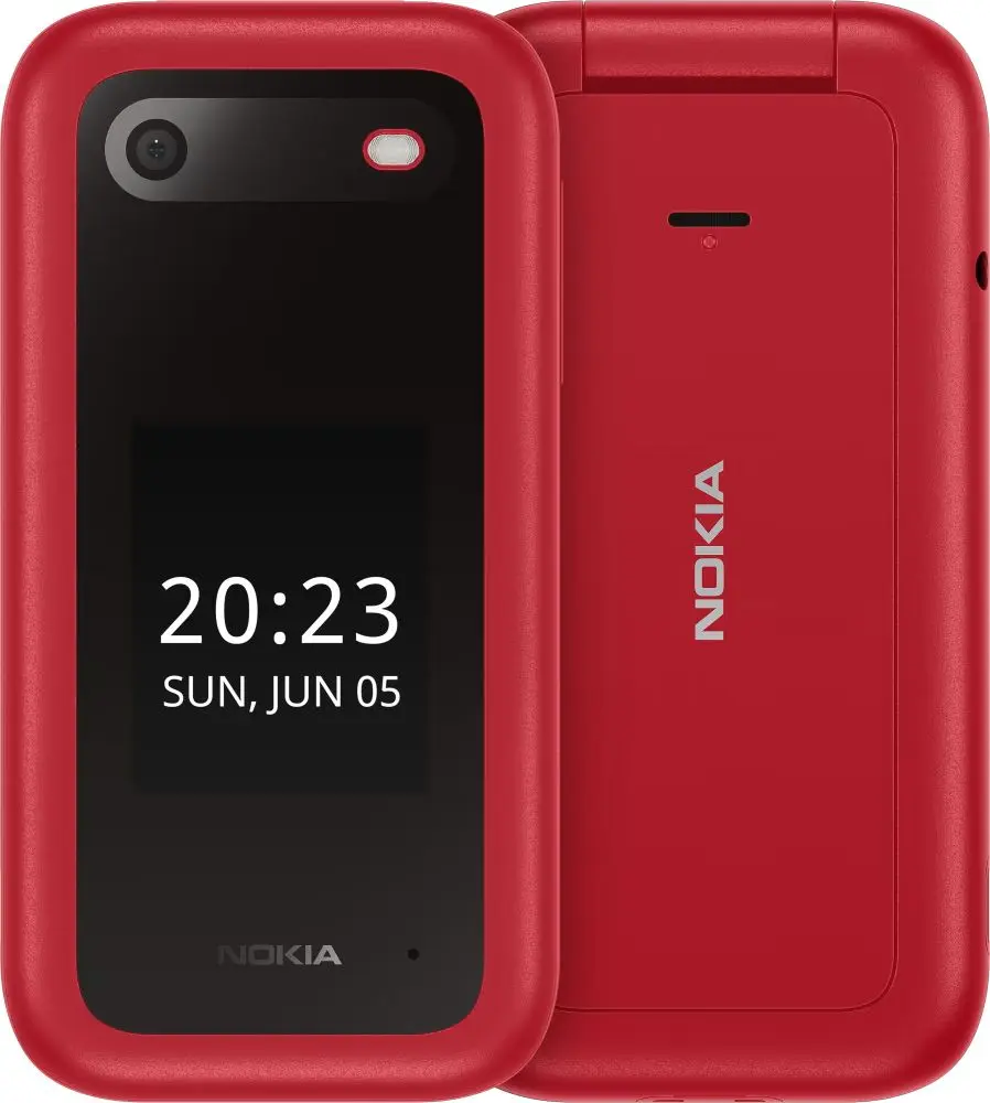 Мобильный телефон Nokia 2660 Flip with Cradle Dual 48MB/128MB (Red/Black) - 4
