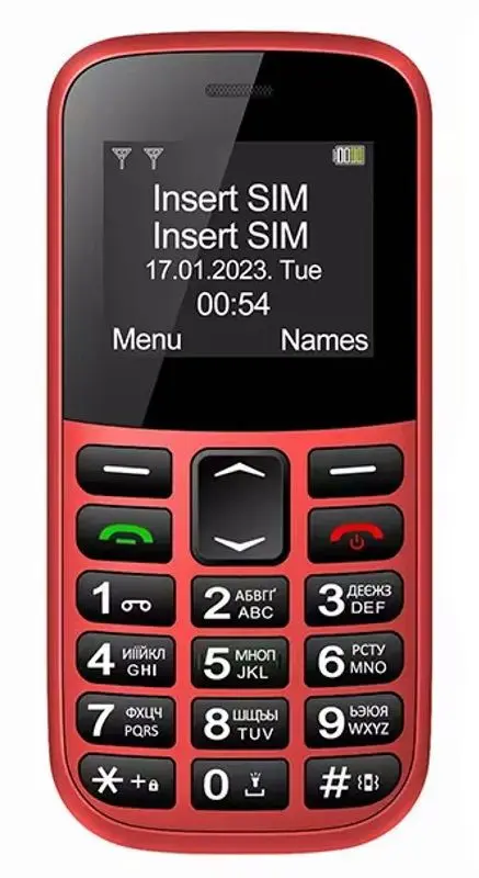 Telefon mobil Nomi B210 Dual (Red)