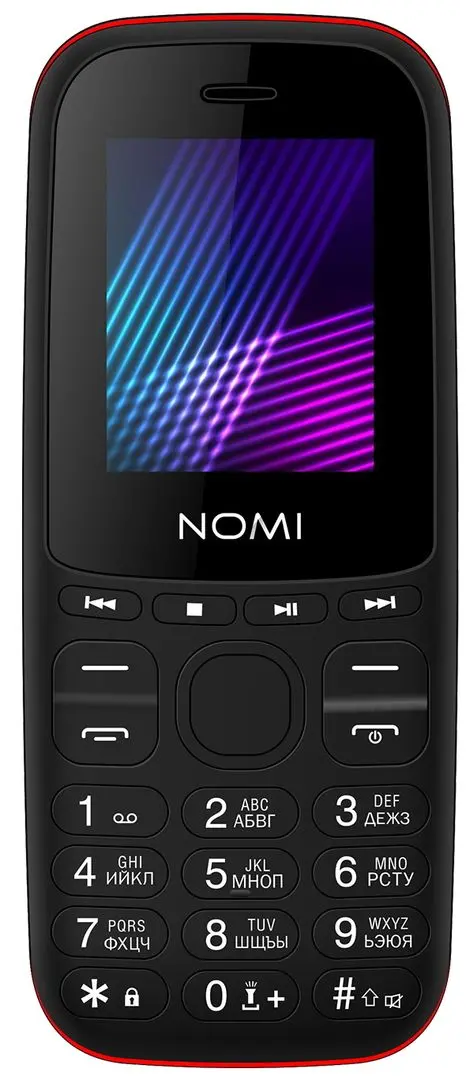 Мобильный телефон Nomi i189s (Black/Red)