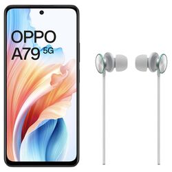 Мобильный телефон Oppo A79 5G Dual 8GB/256GB (Mystery Black) + наушники Oppo O-Fresh MH151 (Grey)