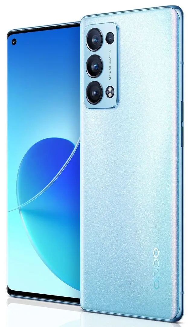 Мобильный телефон Oppo Reno 6 Pro 5G 12GB/256GB (Arctic Blue) - 5