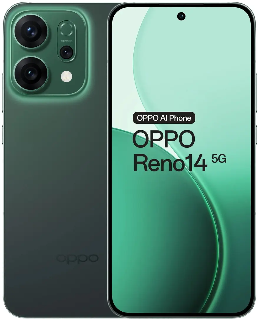 Telefon mobil Oppo Reno14 5G 12/512GB (Luminous Green)