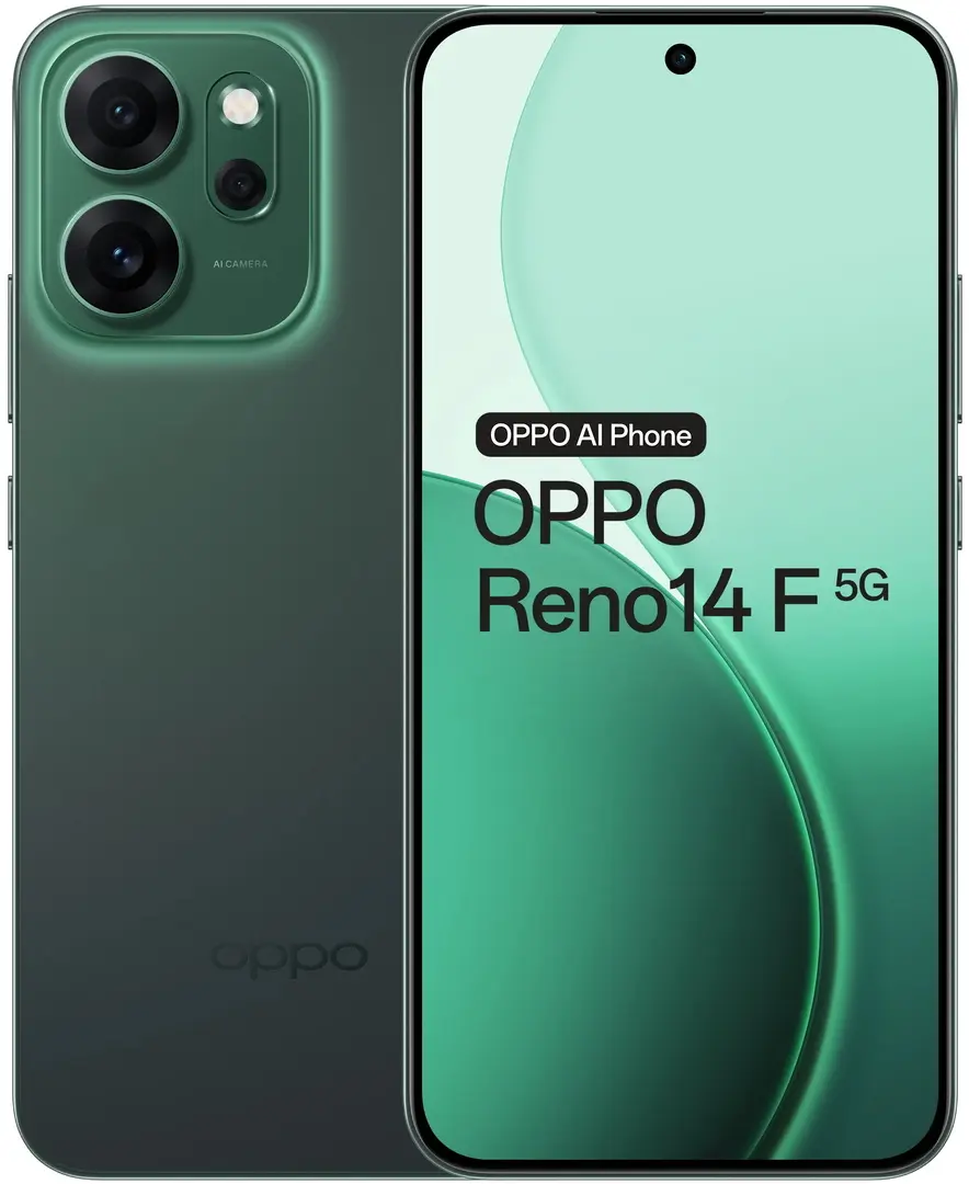 Telefon mobil Oppo Reno14 F 5G 8/256GB (Luminous Green)