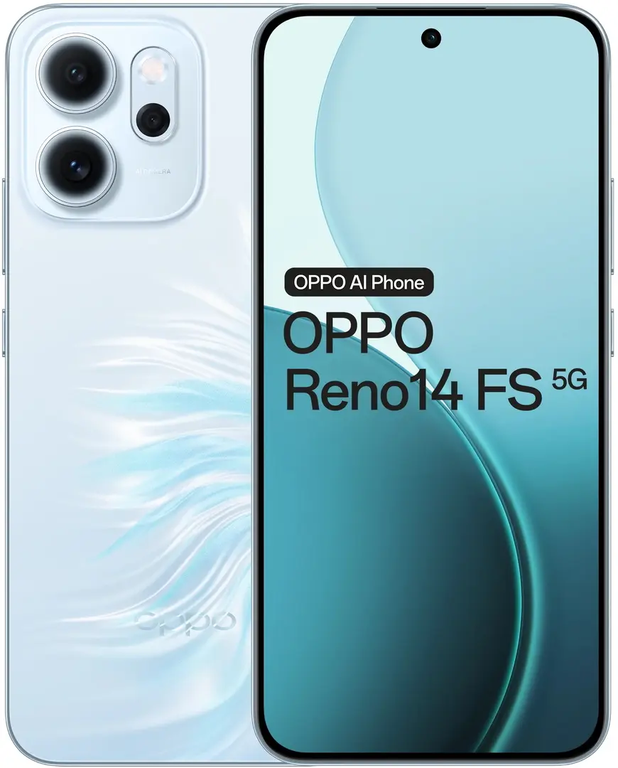 Telefon mobil Oppo Reno14 FS 5G 12/512GB (Opal Blue)