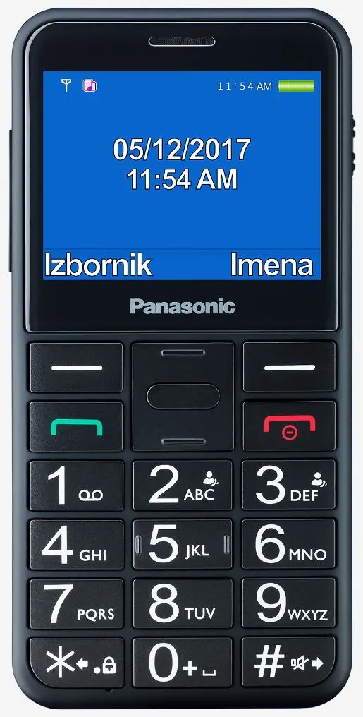 Telefon mobil Panasonic KX-TU155 (Black)