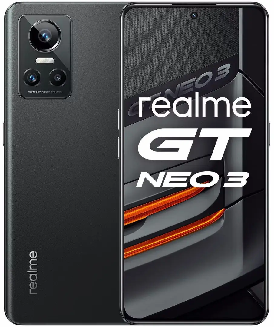 Мобильный телефон Realme GT Neo 3 5G Duos 8GB/256GB (Asphalt Black) - 3