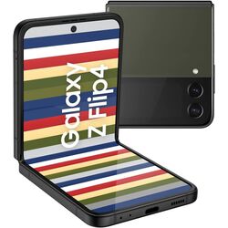 Мобильный телефон Samsung Galaxy Z Flip4 SM-F721B 5G Dual 8GB/256GB (Black/Khaki) Thumb