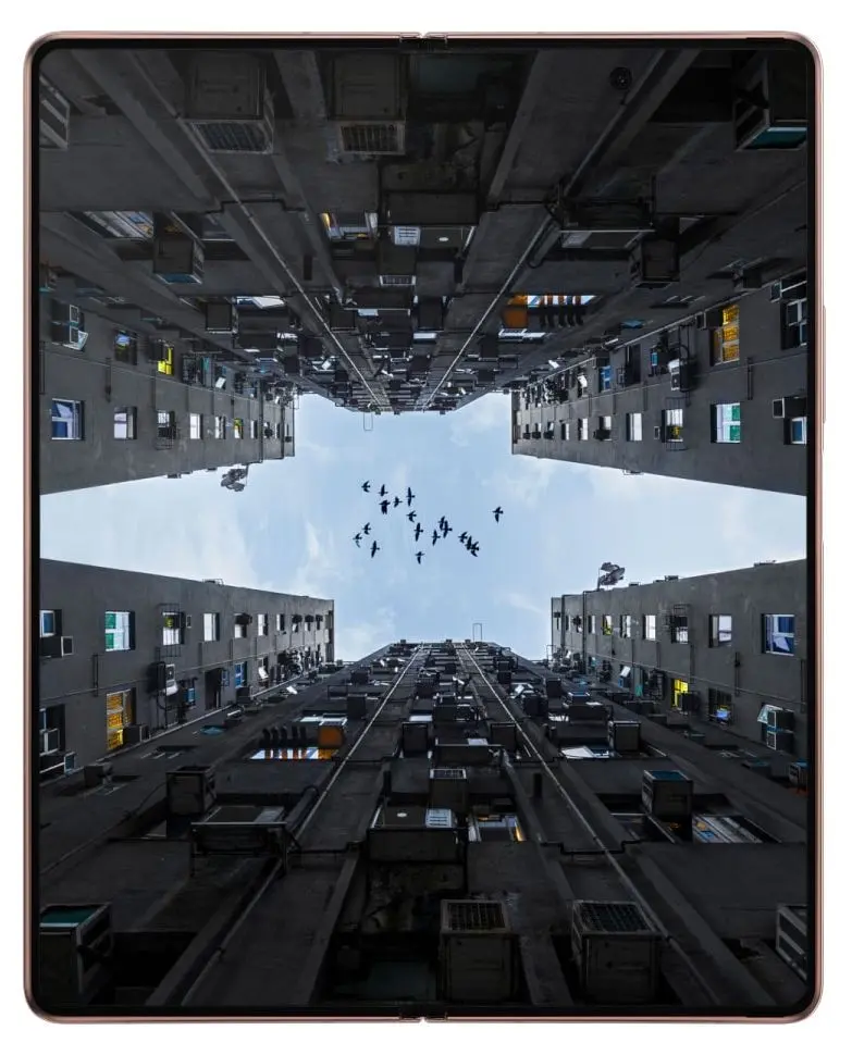 Telefon mobil Samsung Galaxy Z Fold2 SM-F916 12GB/256GB (Mystic Bronze) - 2