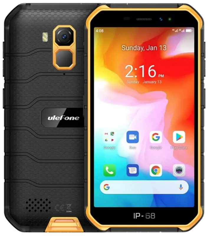 Telefon mobil Ulefone Armor X7 Dual 2GB/16GB (Black/Orange)
