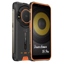 Telefon mobil Ulefone Power Armor 16 Pro Dual 4GB/64GB (Black/Orange) Thumb