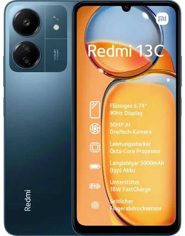 Telefon mobil Xiaomi Redmi 13C Dual 8GB/256GB (Navy Blue)