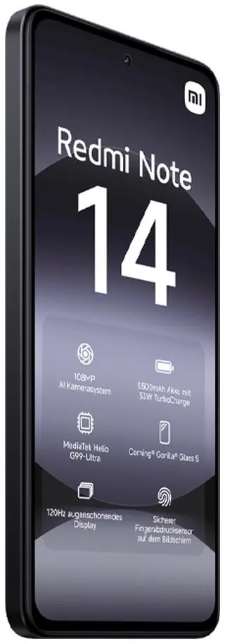 Telefon mobil Xiaomi Redmi Note 14 Dual 6GB/128GB (Midnight Black)