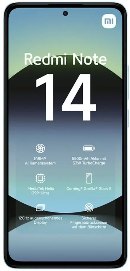 Telefon mobil Xiaomi Redmi Note 14 Dual 6GB/128GB (Ocean Blue)