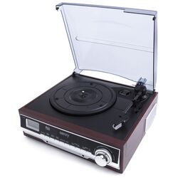 Радиоприёмник с виниловым проигрывателем Camry CR 1168 (Brown/Inox) Thumb