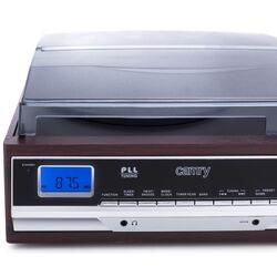 Радиоприёмник с виниловым проигрывателем Camry CR 1168 (Brown/Inox) Thumb