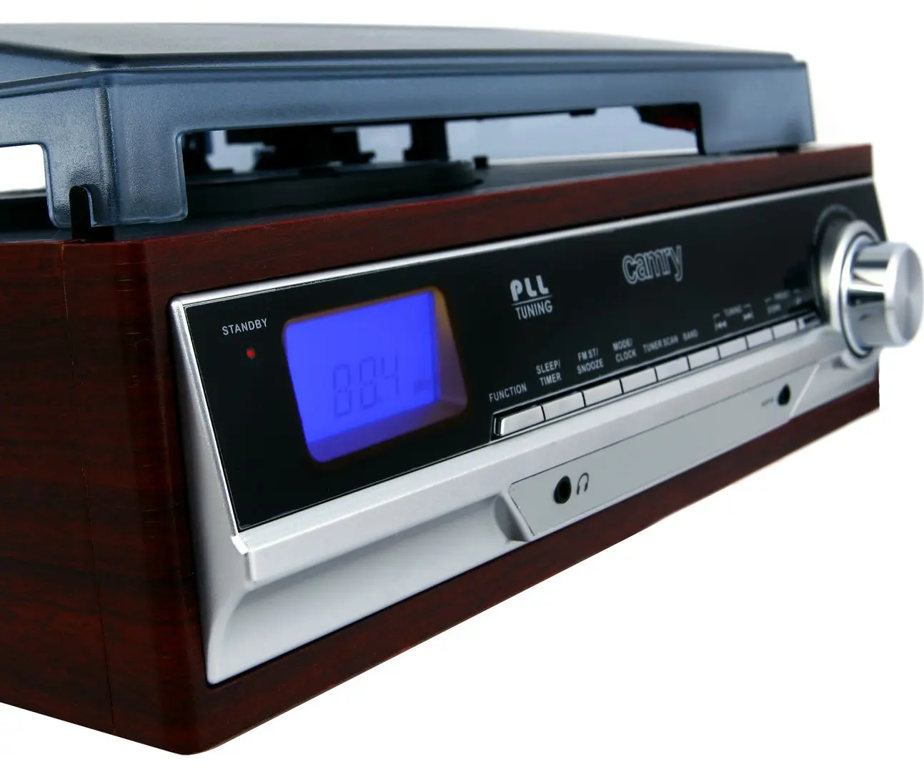Радиоприёмник с виниловым проигрывателем Camry CR 1168 (Brown/Inox)