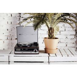 Радиоприёмник с виниловым проигрывателем Camry CR 1168 (Brown/Inox) Thumb