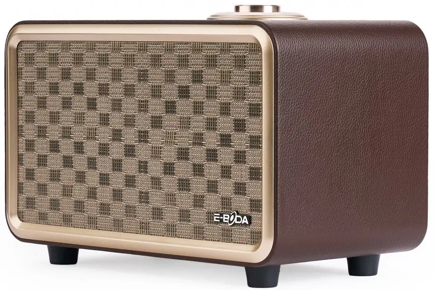 Портативная акустическая колонка E-Boda Retro Vibe 100 (Brown) - 3