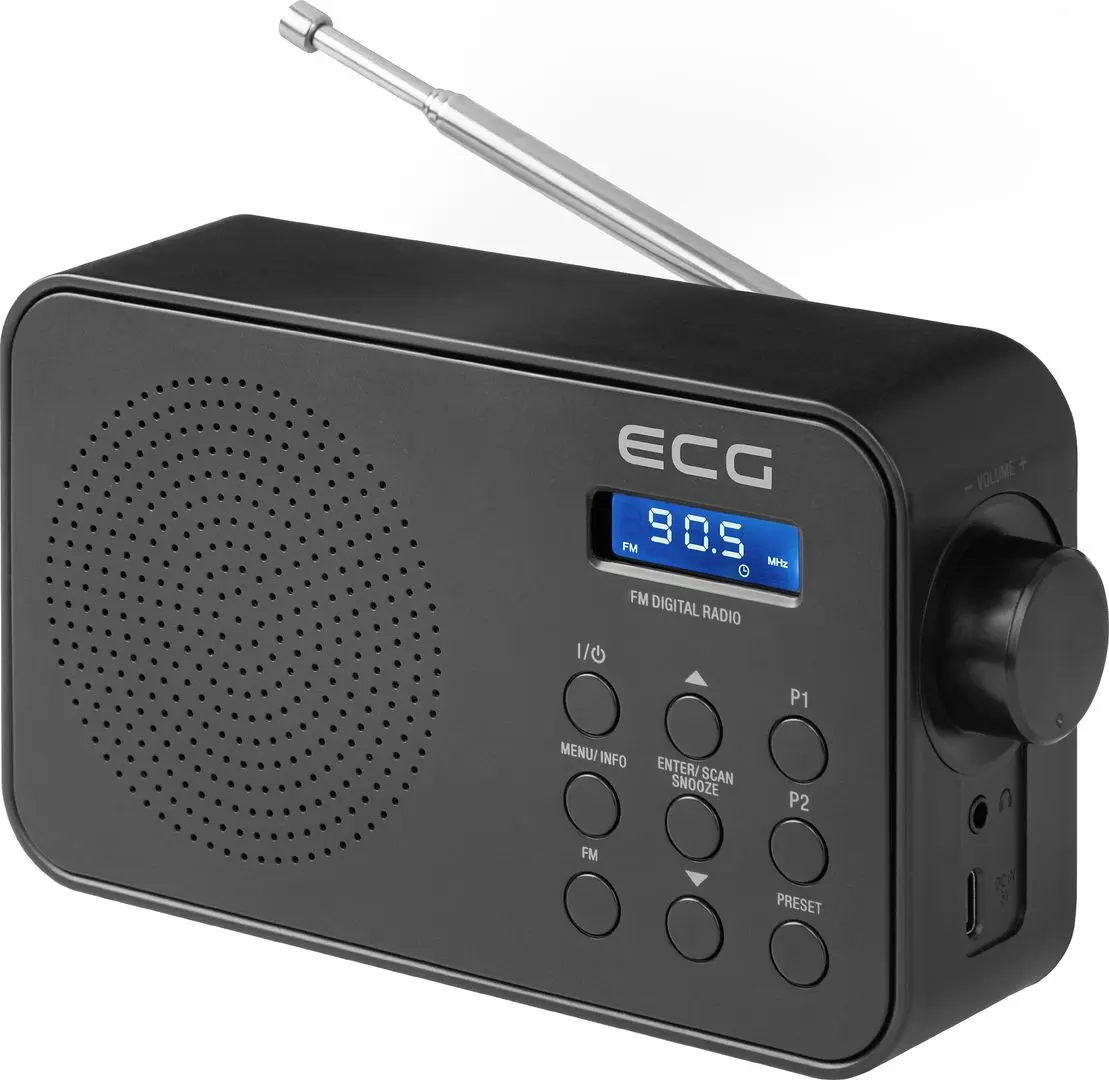 Radio portabil ECG R 105 (Black) - 2