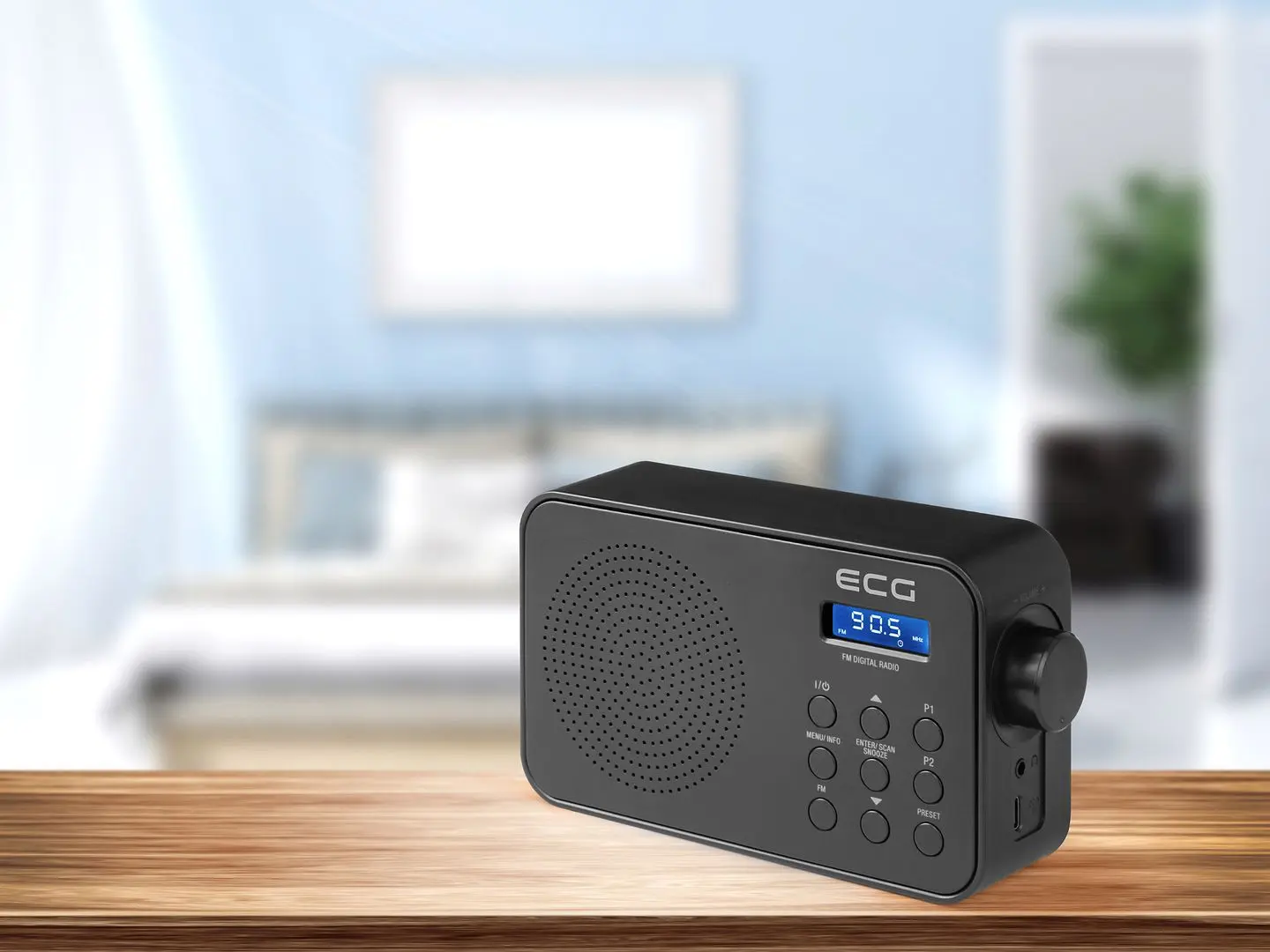 Radio portabil ECG R 105 (Black) - 8