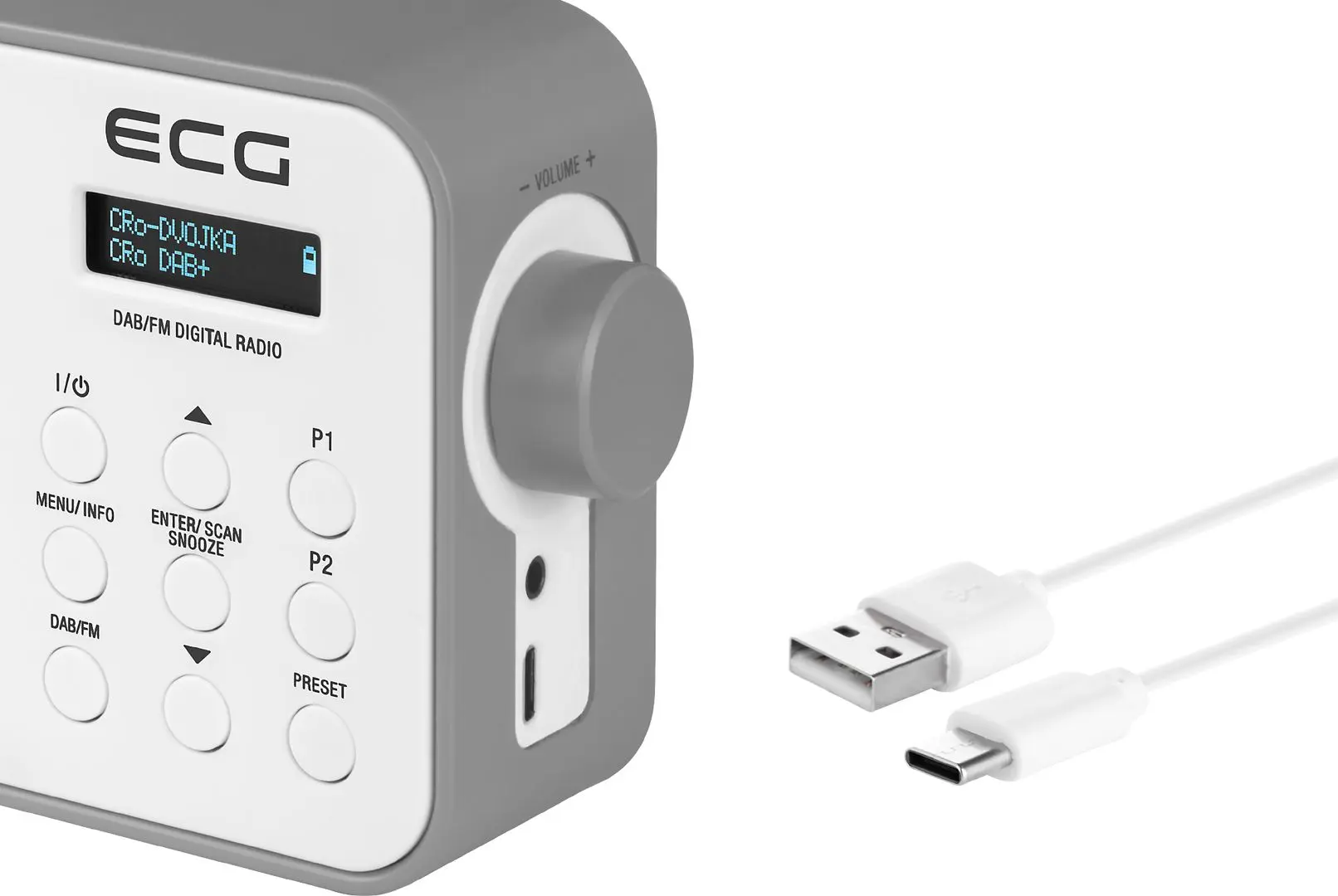 Radio portabil ECG RD 110 DAB (White) - 6