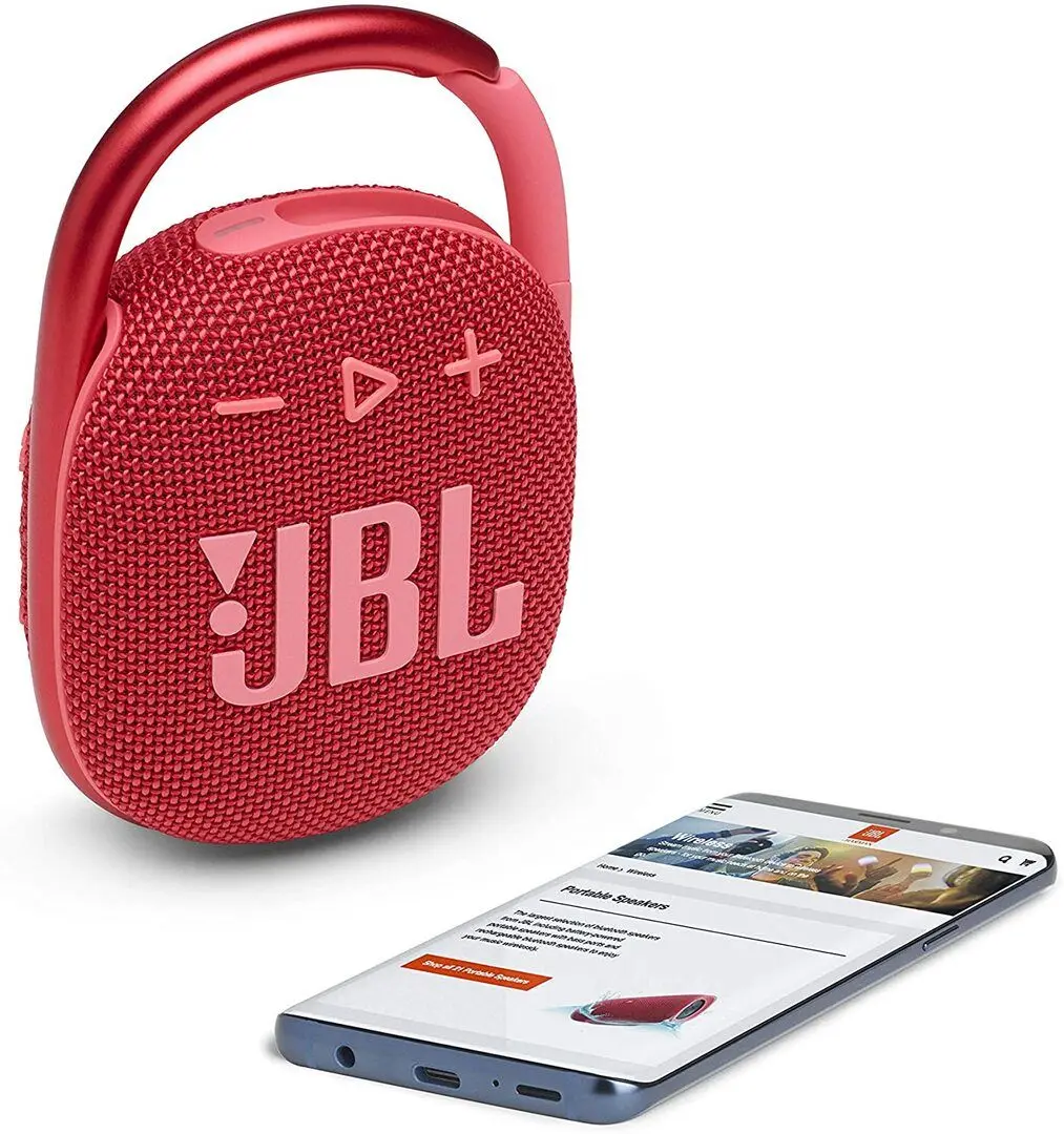 Difuzor portabil fara fir JBL Clip 4 (Red)