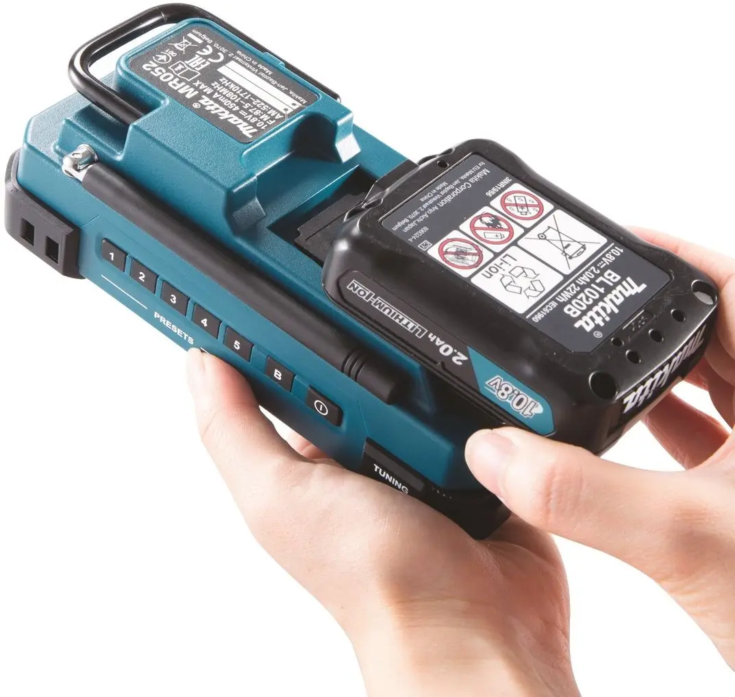 Портативный радиоприемник Makita DEAMR052 Solo (Blue) - 2