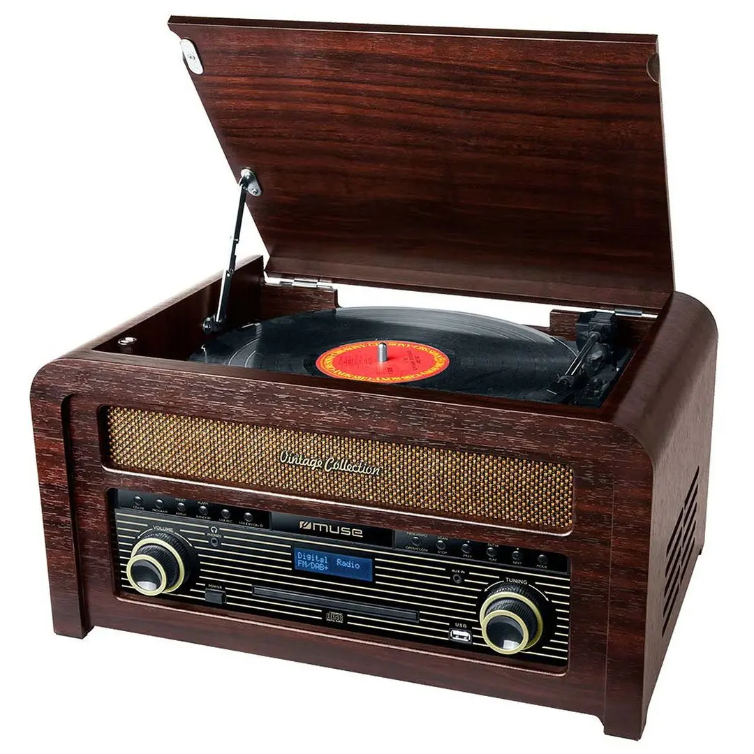 Player de vinil Muse MT-115 DAB (Brown)