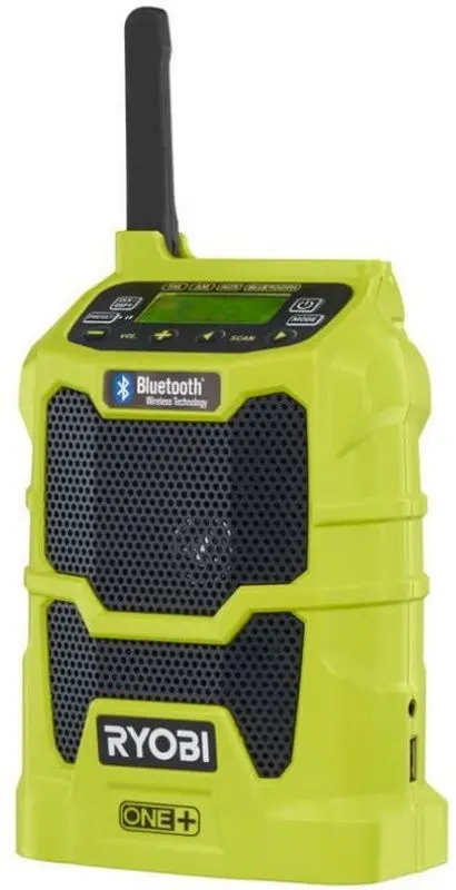 Портативный радиоприёмник аккумуляторный Ryobi ONE+ R18R-0