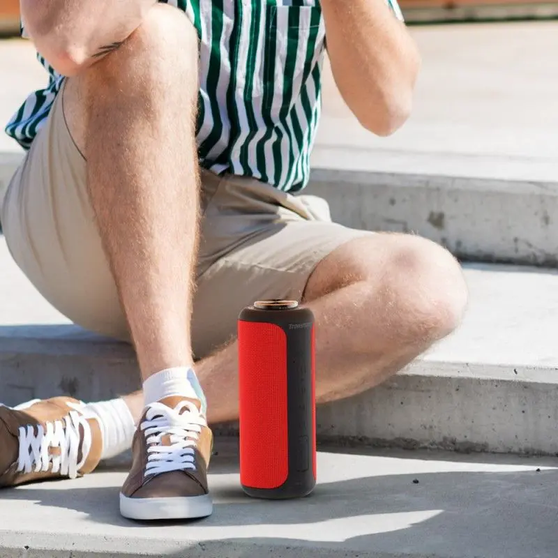 Difuzor portabil fara fir Tronsmart T6 Plus Upgraded (Red)