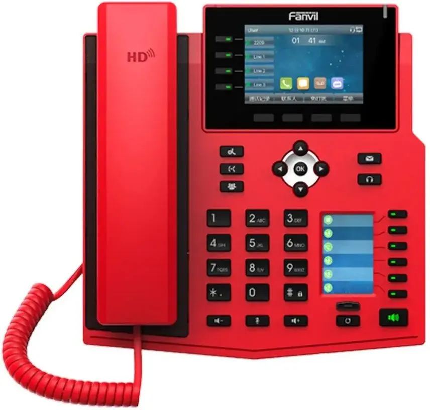 Telefon Fanvil X5U-R (Red)