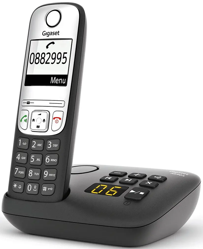 Radiotelefon Gigaset A690 (Black/Silver)